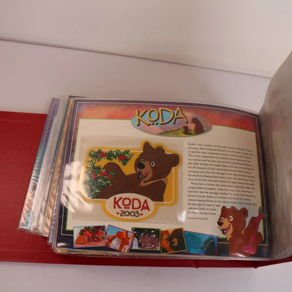 Vintage Willabee & Ward Disney Patch Collection Binder Album USED 23 Patches